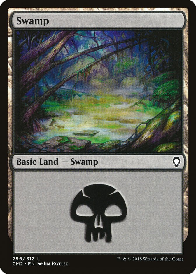 Swamp (#296) [Commander Anthology Volume II] | Webway Games
