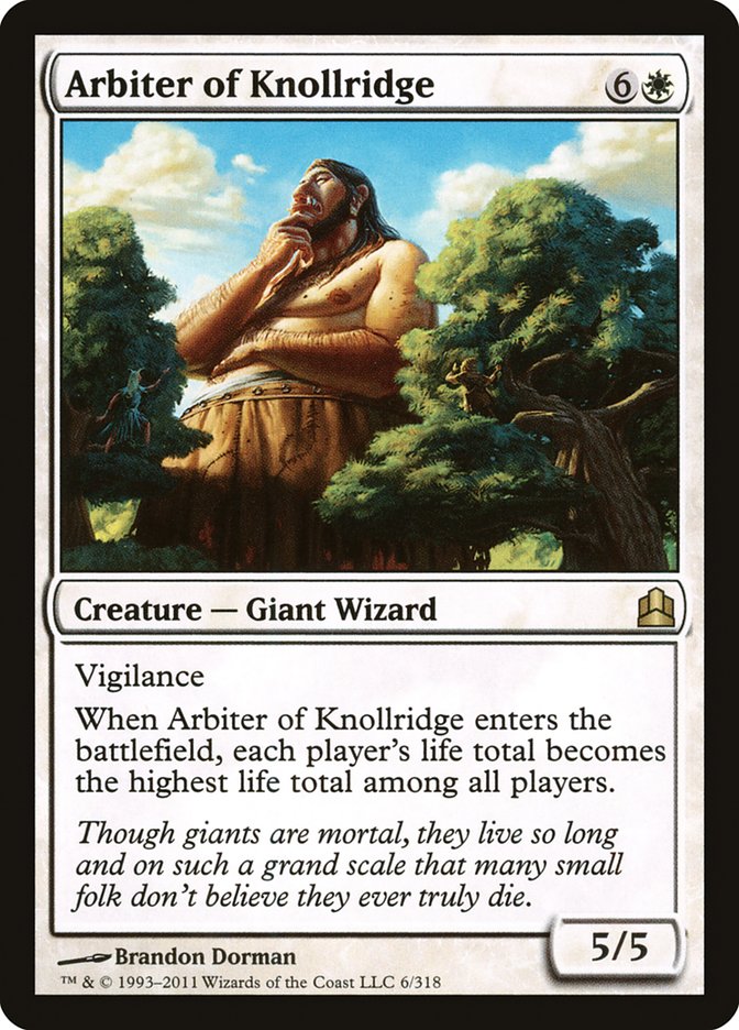 Arbiter of Knollridge [Commander 2011] | Webway Games