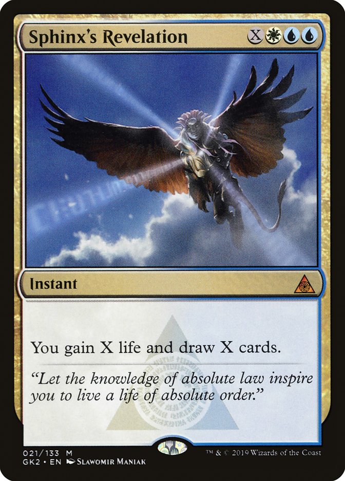 Sphinx's Revelation [Ravnica Allegiance Guild Kit] | Webway Games