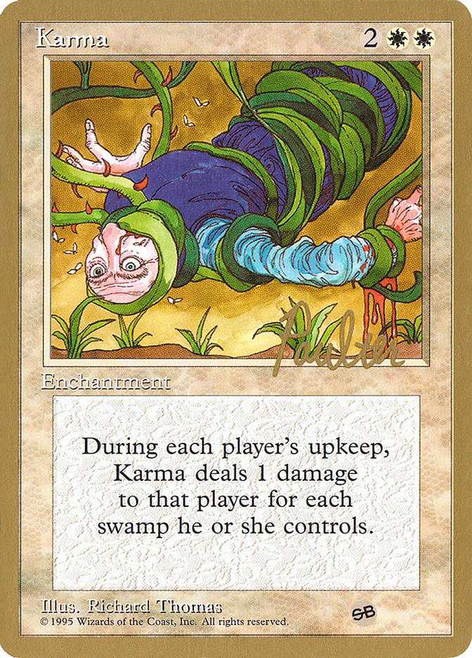 Karma (Preston Poulter) (SB) [Pro Tour Collector Set] | Webway Games