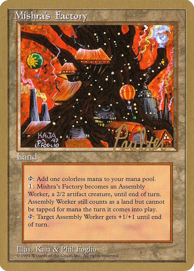 Mishra's Factory (Preston Poulter) [Pro Tour Collector Set] | Webway Games