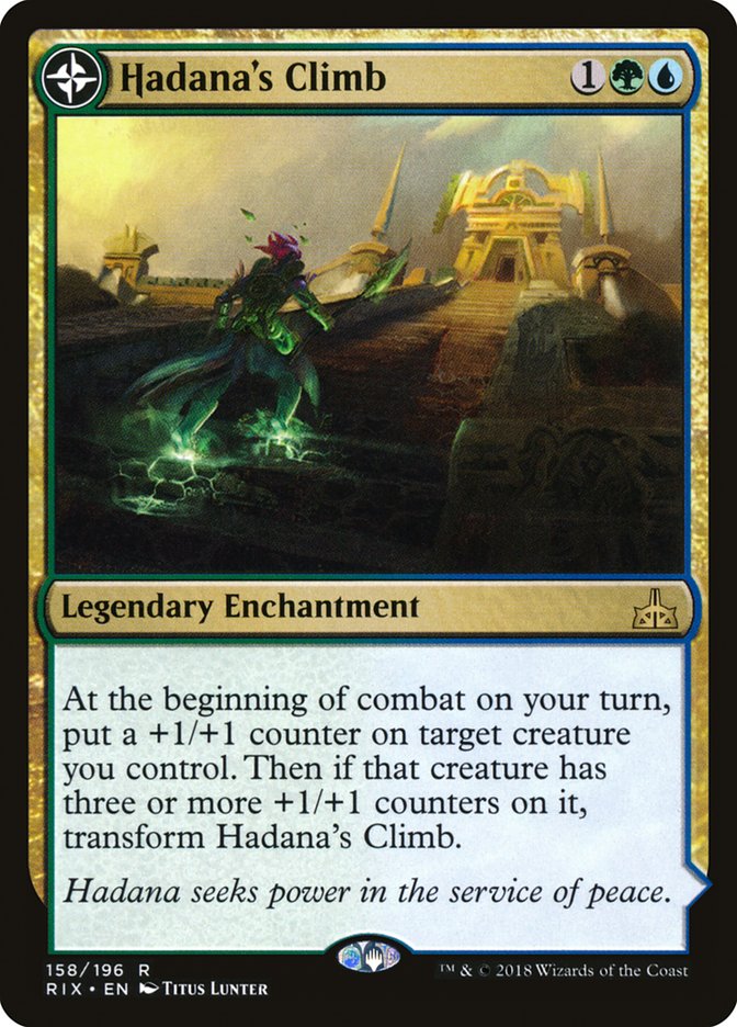 Hadana's Climb // Winged Temple of Orazca [Rivals of Ixalan] | Webway Games