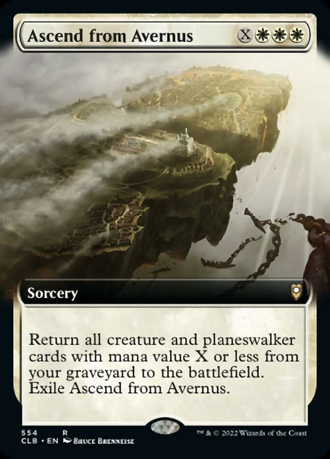 Ascend from Avernus (Extended Art) [Commander Legends: Battle for Baldur's Gate] | Webway Games
