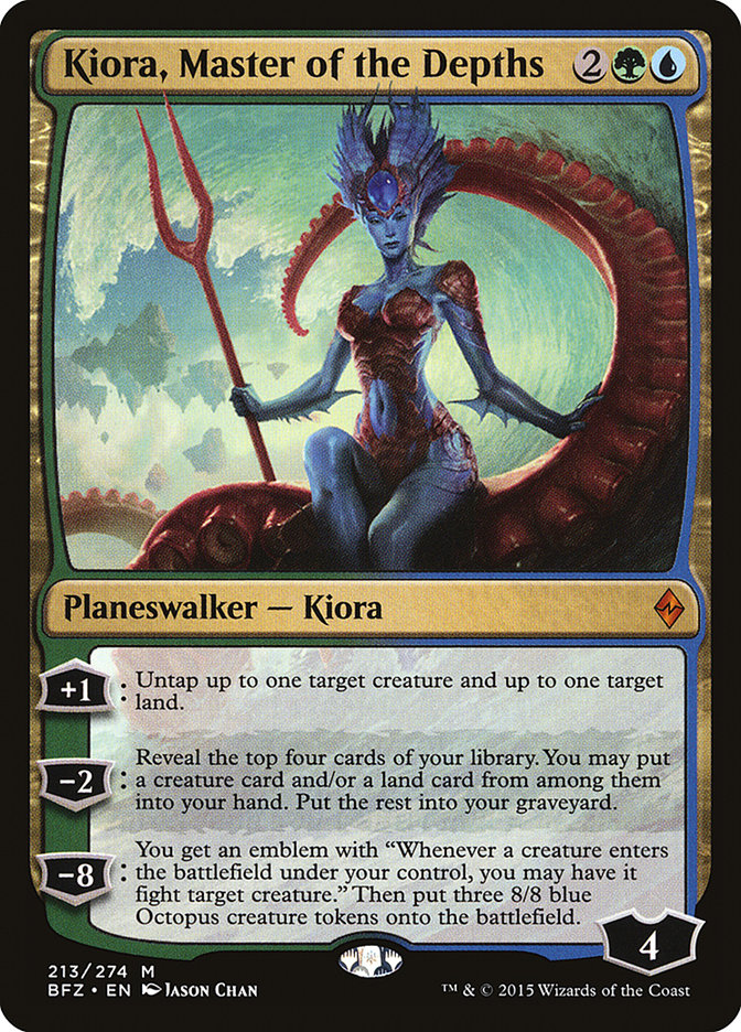 Kiora, Master of the Depths [Battle for Zendikar] | Webway Games