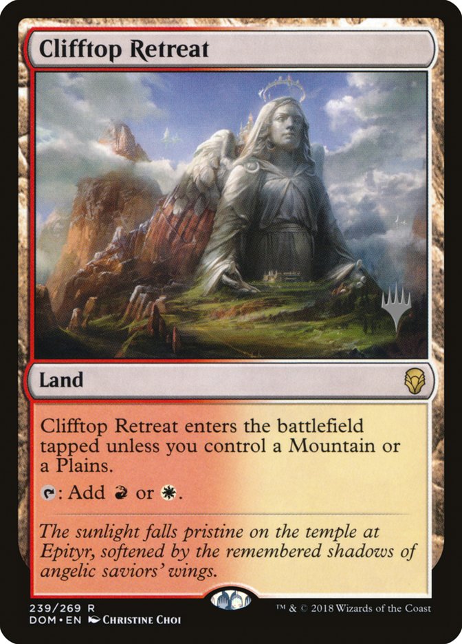 Clifftop Retreat (Promo Pack) [Dominaria Promos] | Webway Games