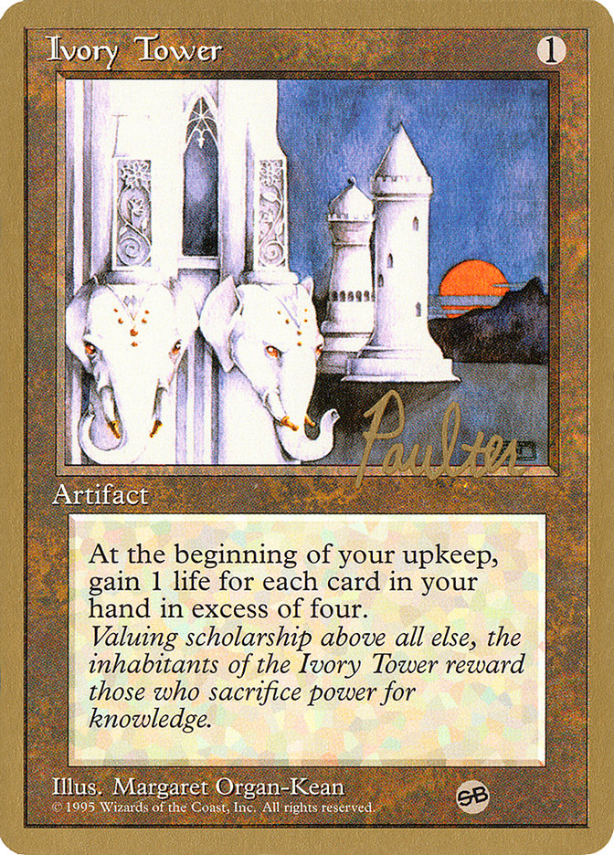 Ivory Tower (Preston Poulter) (SB) [Pro Tour Collector Set] | Webway Games