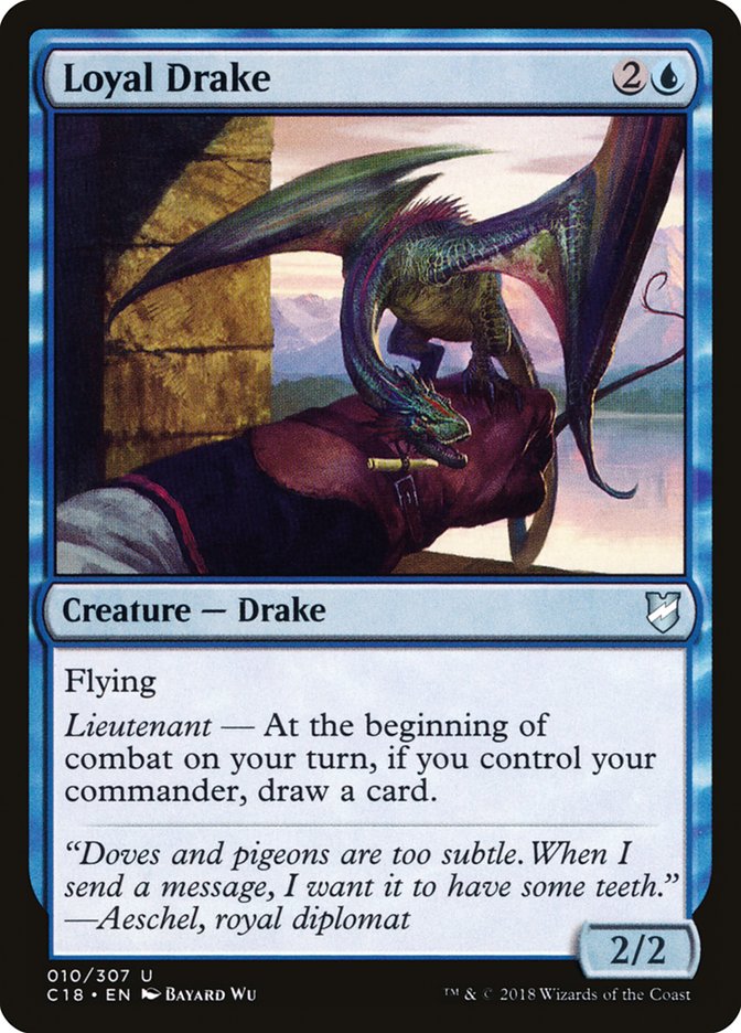 Loyal Drake [Commander 2018] | Webway Games