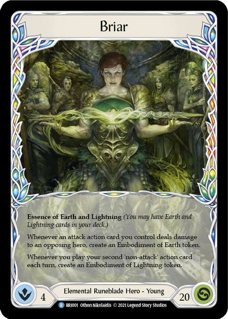 Briar [BRI001] (Tales of Aria Briar Blitz Deck)  1st Edition Rainbow Foil | Webway Games
