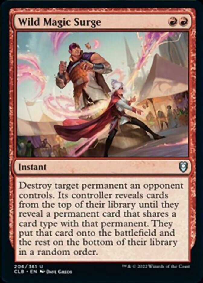 Wild Magic Surge [Commander Legends: Battle for Baldur's Gate] | Webway Games