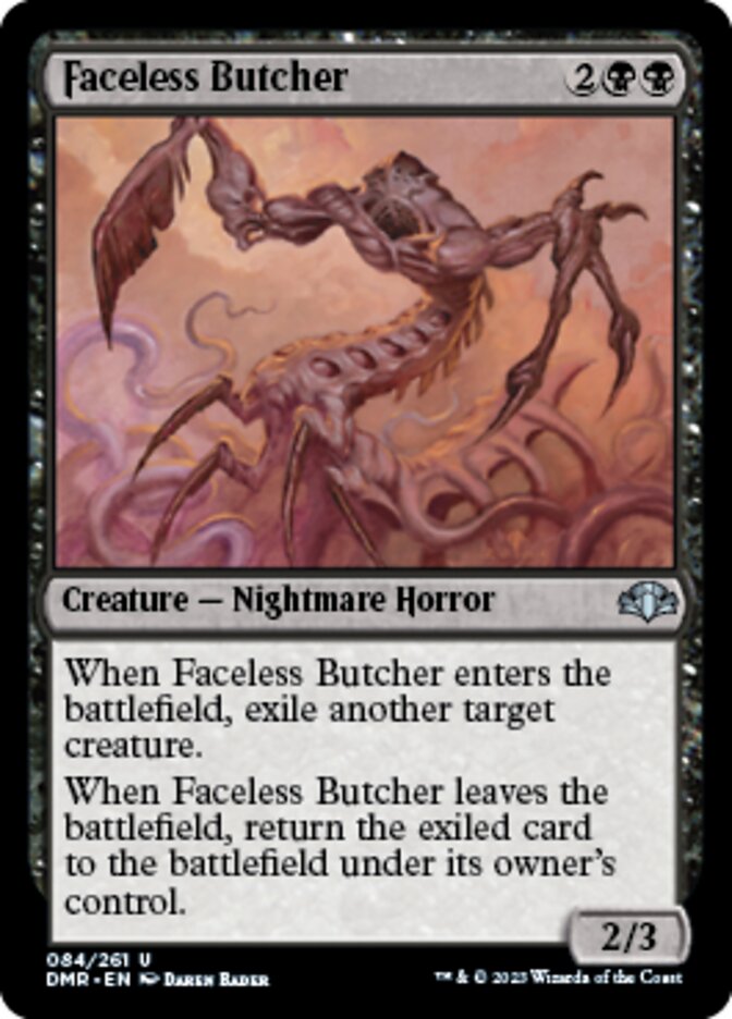 Faceless Butcher [Dominaria Remastered] | Webway Games