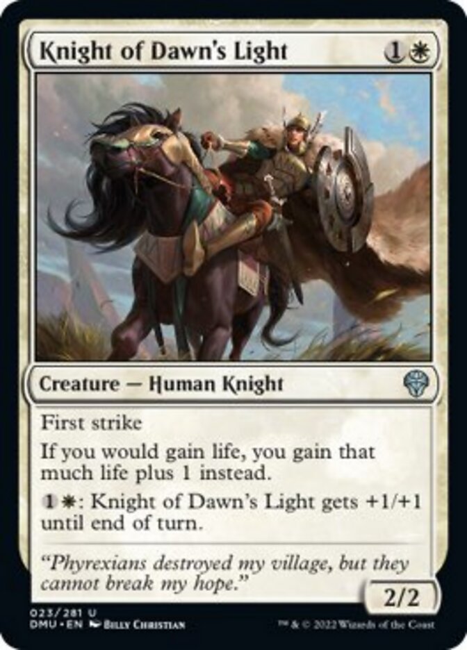 Knight of Dawn's Light [Dominaria United] | Webway Games