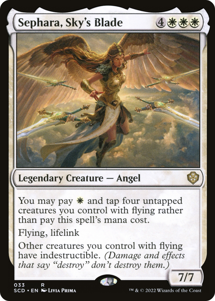 Sephara, Sky's Blade [Starter Commander Decks] | Webway Games