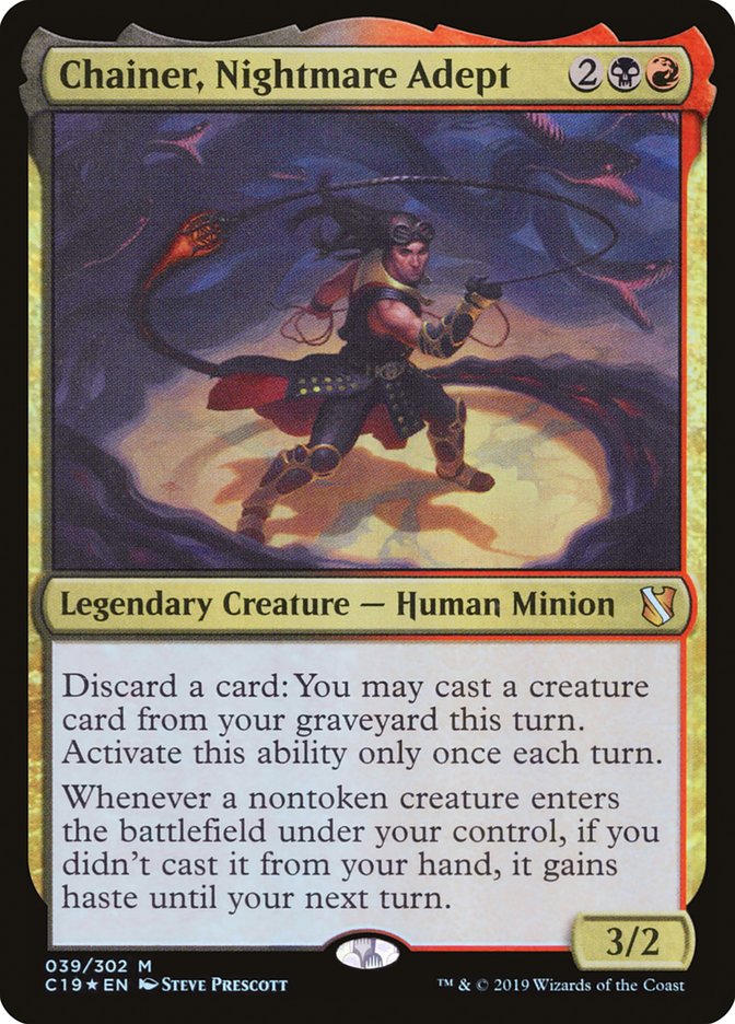 Chainer, Nightmare Adept [Commander 2019] | Webway Games