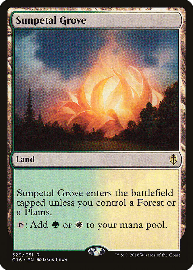 Sunpetal Grove [Commander 2016] | Webway Games