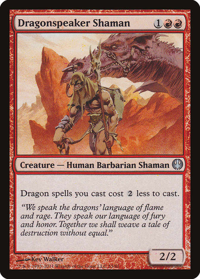 Dragonspeaker Shaman [Duel Decks: Knights vs. Dragons] | Webway Games