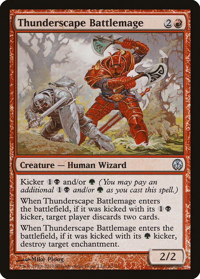 Thunderscape Battlemage [Duel Decks: Phyrexia vs. the Coalition] | Webway Games