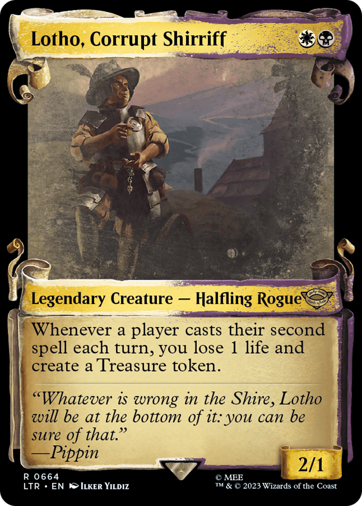 Lotho, Corrupt Shirriff [The Lord of the Rings: Tales of Middle-Earth Showcase Scrolls] | Webway Games