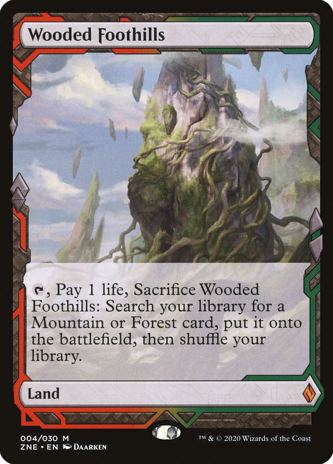 Wooded Foothills [Zendikar Rising Expeditions] | Webway Games