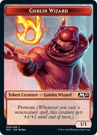 Goblin Wizard // Griffin Double-sided Token [Core Set 2021 Tokens] | Webway Games