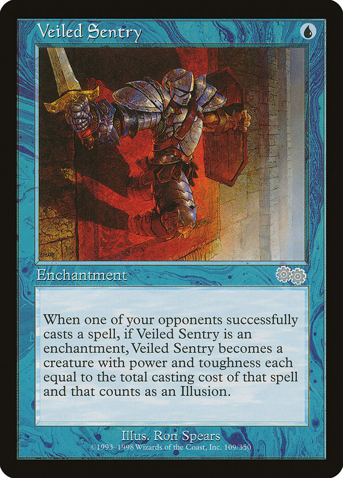 Veiled Sentry [Urza's Saga] | Webway Games
