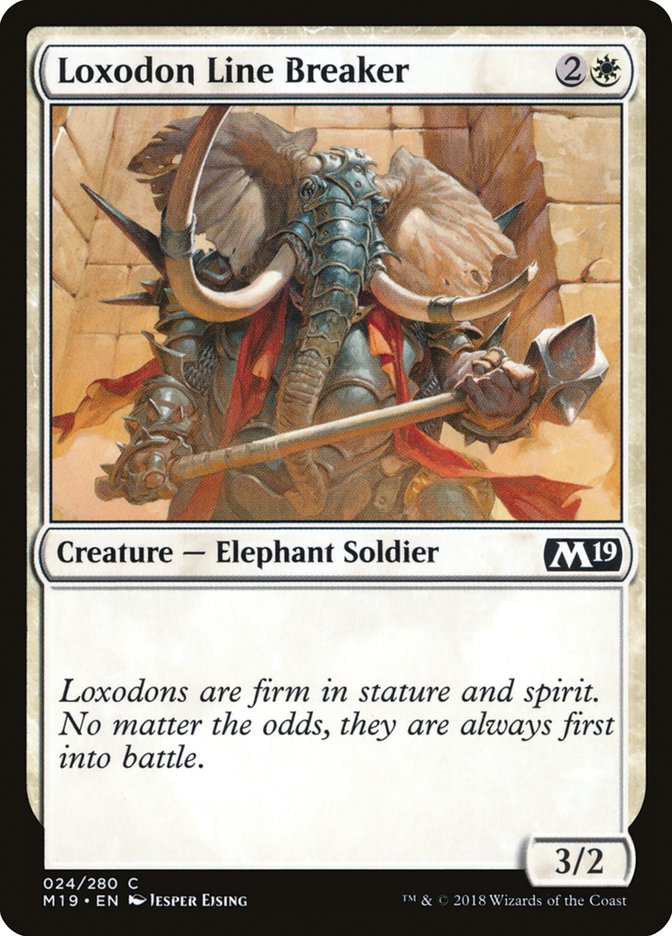 Loxodon Line Breaker [Core Set 2019] | Webway Games