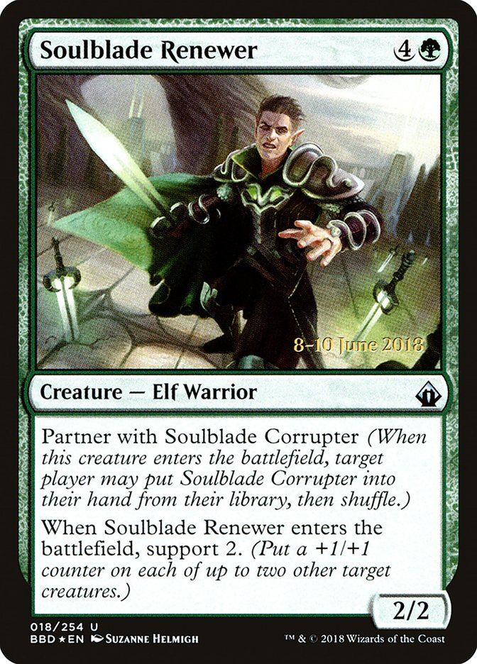Soulblade Renewer  (Prerelease) [Battlebond Prerelease Promos] | Webway Games