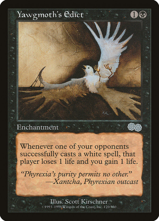 Yawgmoth's Edict [Urza's Saga] | Webway Games