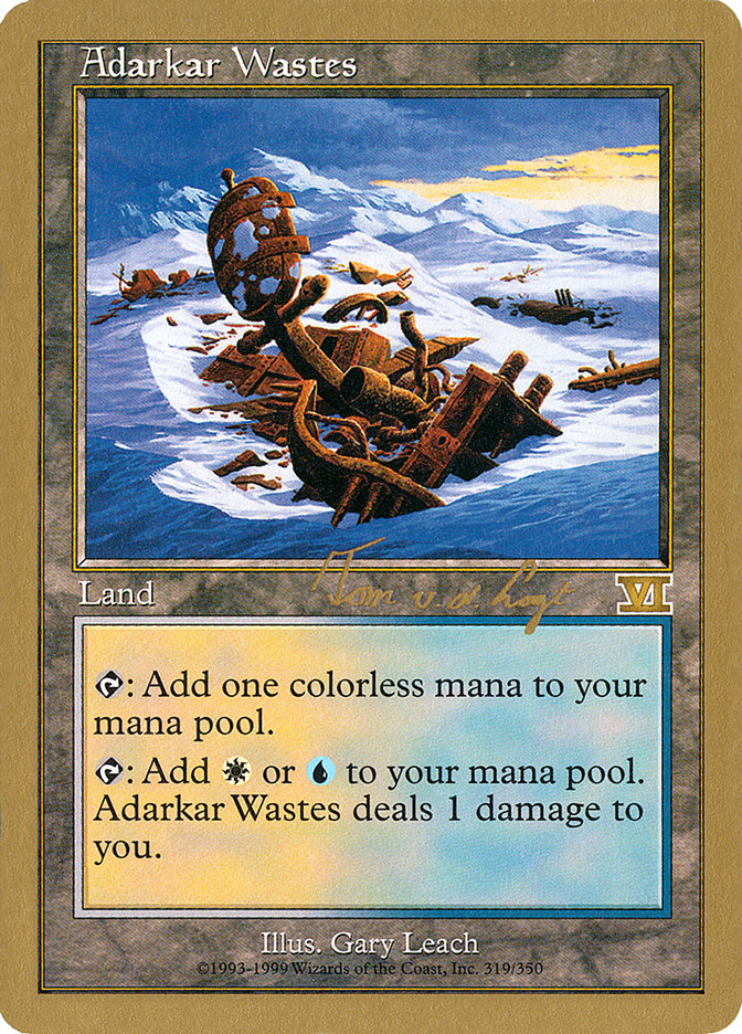 Adarkar Wastes (Tom van de Logt) [World Championship Decks 2000] | Webway Games