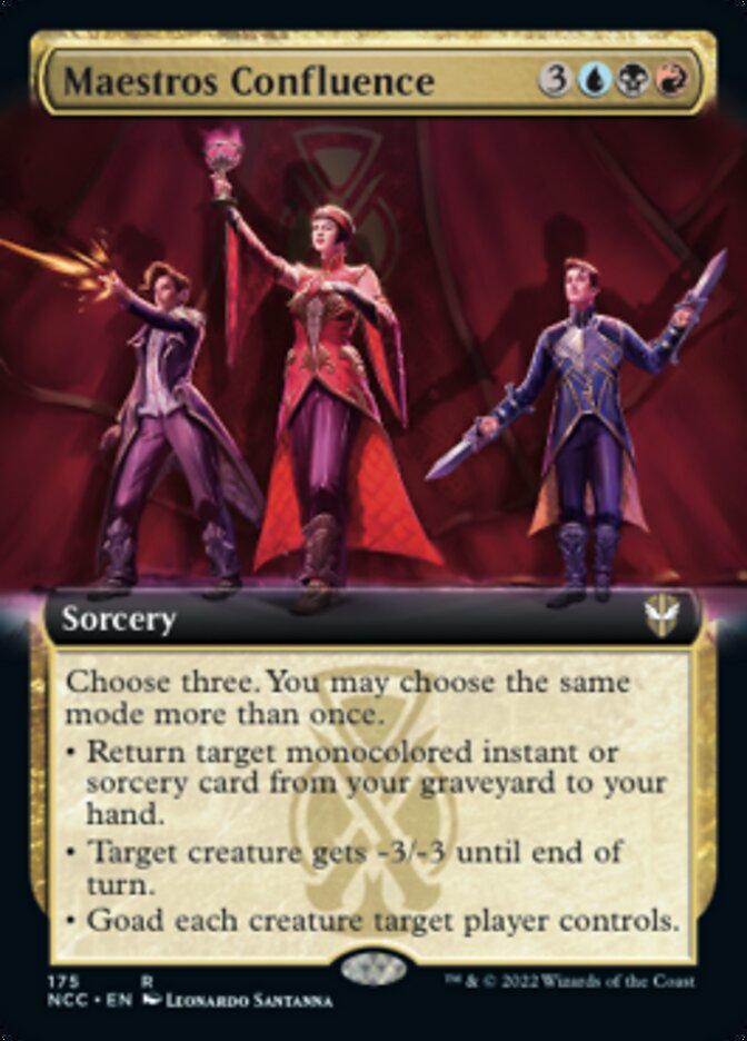Maestros Confluence (Extended Art) [Streets of New Capenna Commander] | Webway Games