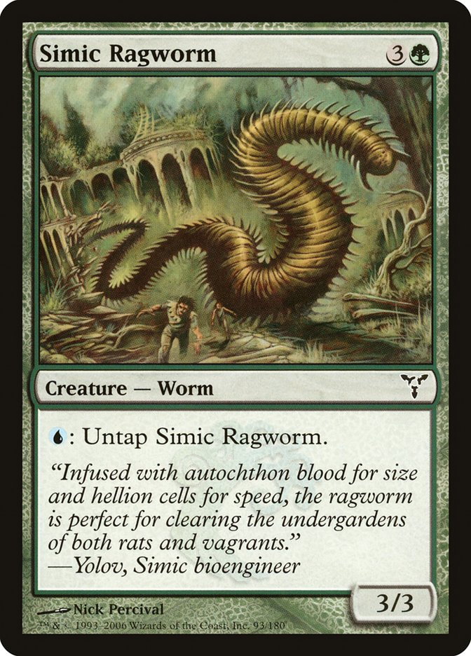 Simic Ragworm [Dissension] | Webway Games