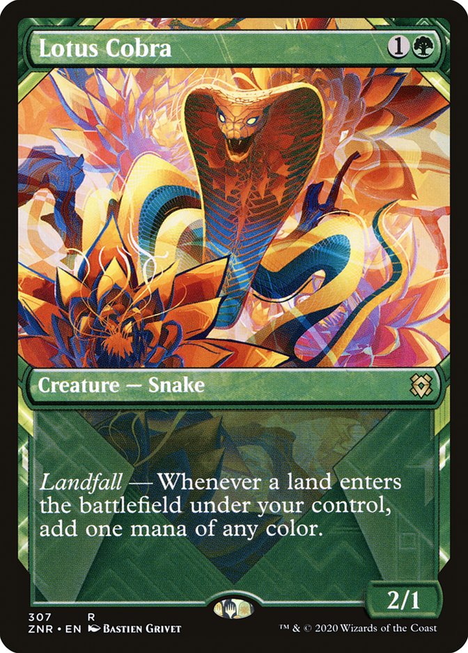Lotus Cobra (Showcase) [Zendikar Rising] | Webway Games
