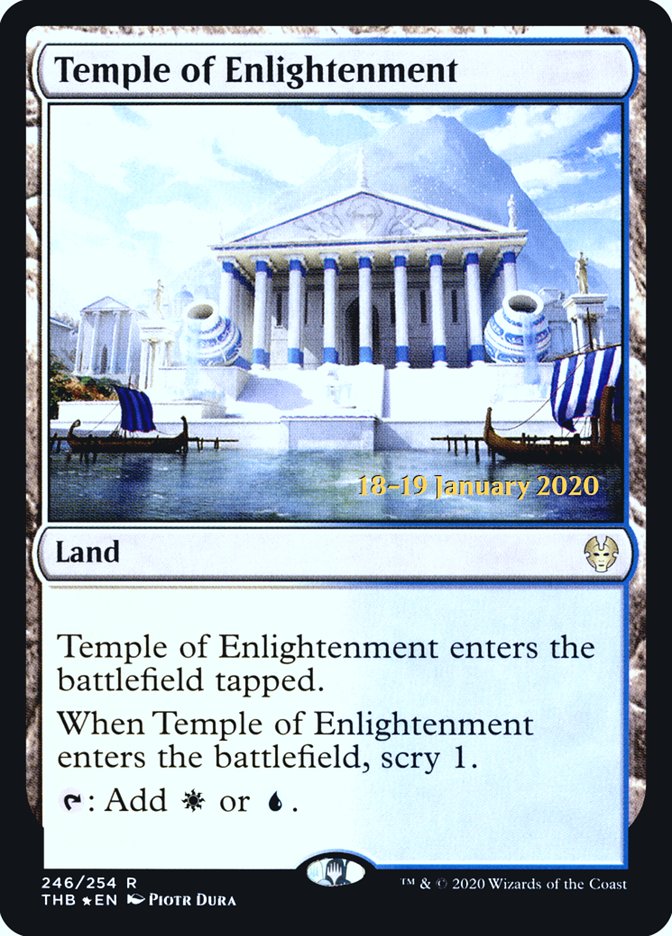 Temple of Enlightenment [Theros Beyond Death Prerelease Promos] | Webway Games