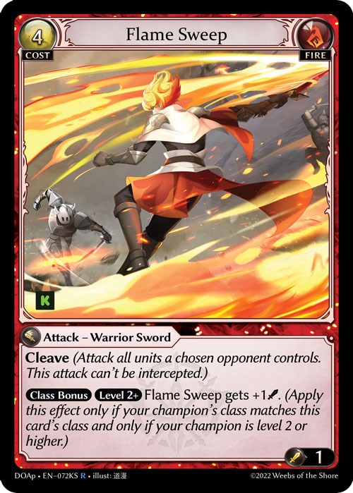 Flame Sweep (072KS) [Dawn of Ashes: Prelude] | Webway Games