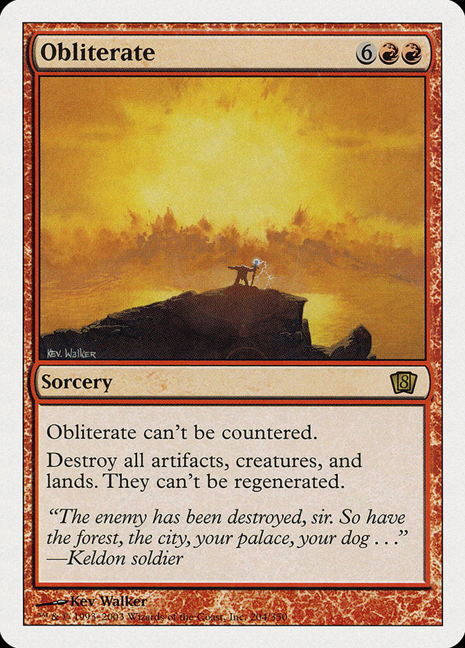 Obliterate [Eighth Edition] | Webway Games