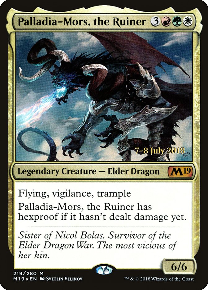 Palladia-Mors, the Ruiner  (Prerelease) [Core Set 2019 Prerelease Promos] | Webway Games