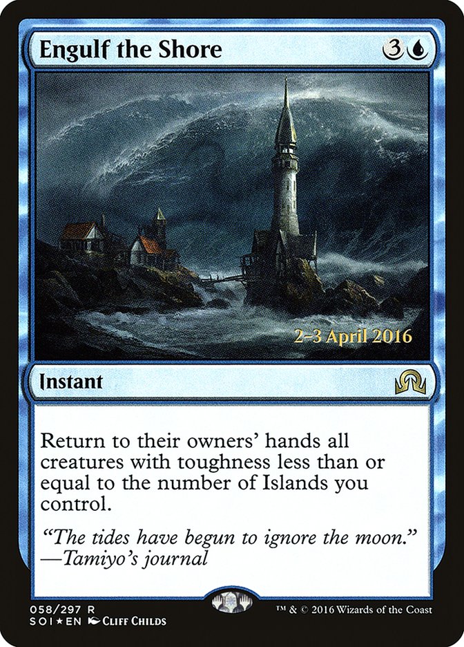 Engulf the Shore (Prerelease) [Shadows over Innistrad Prerelease Promos] | Webway Games
