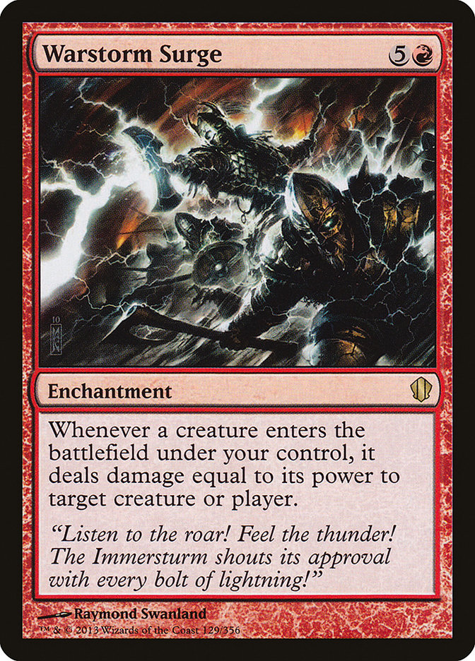 Warstorm Surge [Commander 2013] | Webway Games