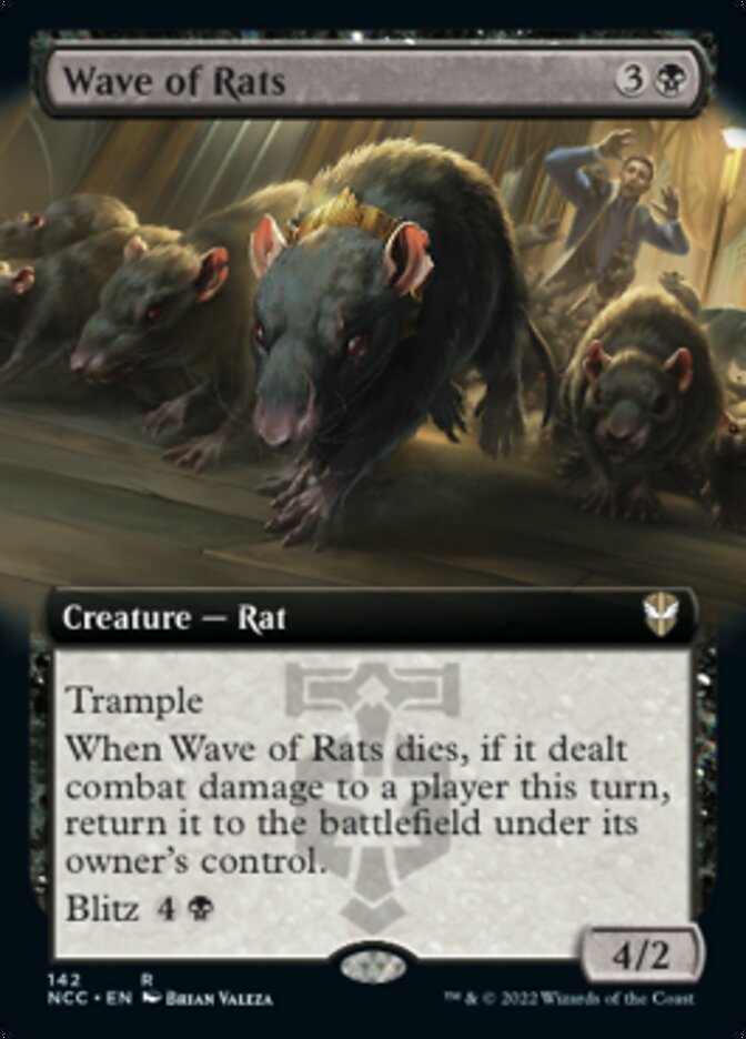 Wave of Rats (Extended Art) [Streets of New Capenna Commander] | Webway Games