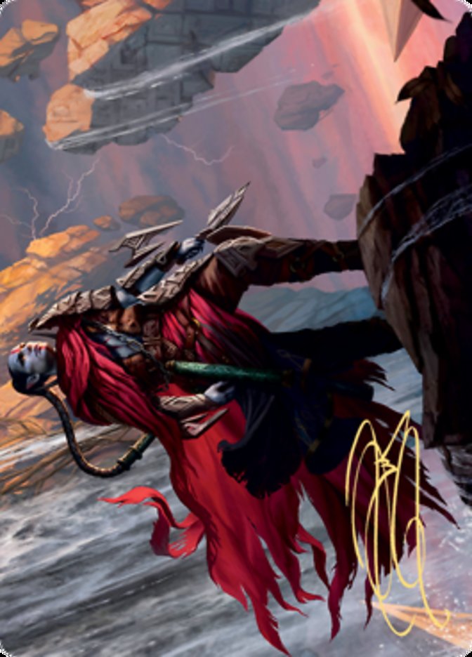 Anowon, the Ruin Thief Art Card (Gold-Stamped Signature) [Zendikar Rising Art Series] | Webway Games