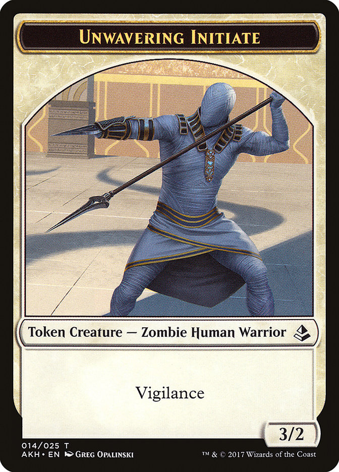 Unwavering Initiate [Amonkhet Tokens] | Webway Games