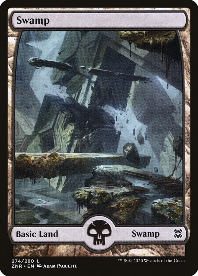 Swamp (274) [Zendikar Rising] | Webway Games