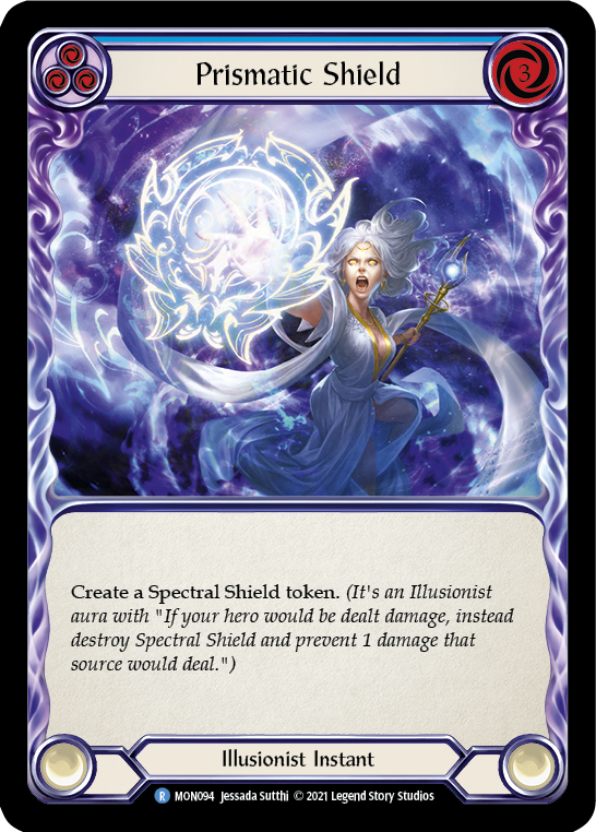 Prismatic Shield (Blue) [MON094] 1st Edition Normal | Webway Games