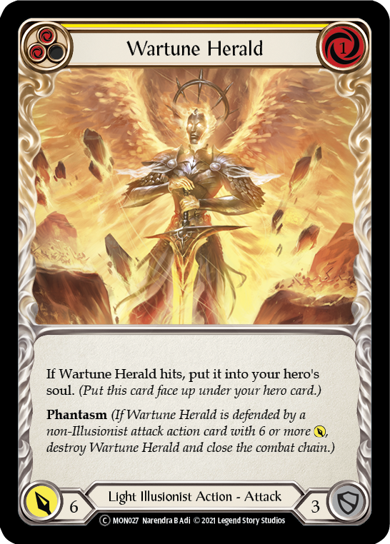 Wartune Herald (Yellow) [U-MON027] Unlimited Normal | Webway Games