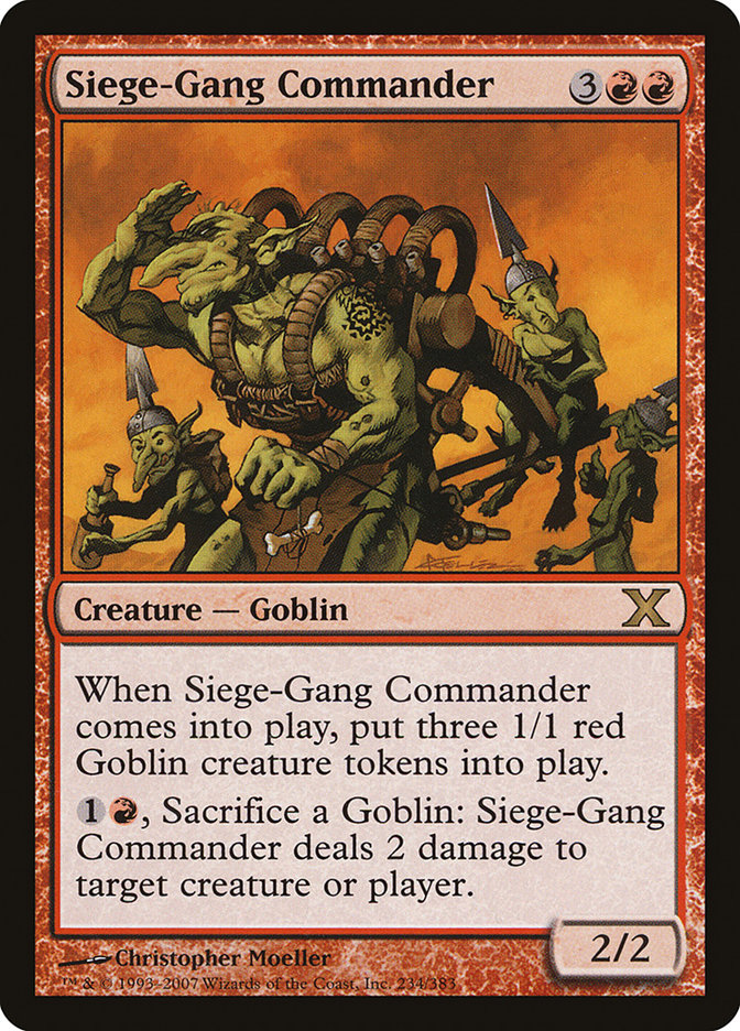 Siege-Gang Commander [Tenth Edition] | Webway Games