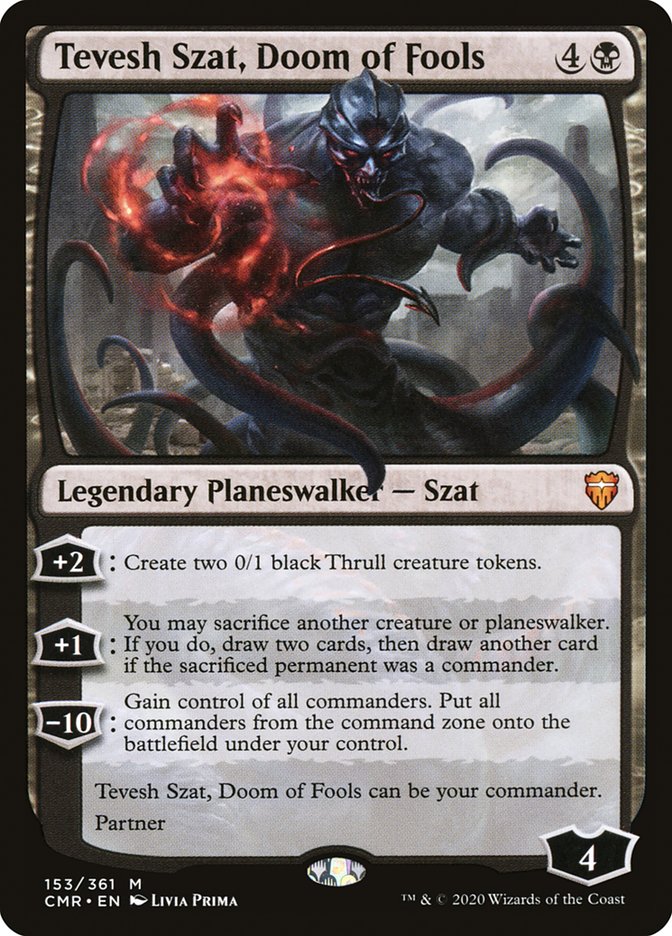 Tevesh Szat, Doom of Fools [Commander Legends] | Webway Games