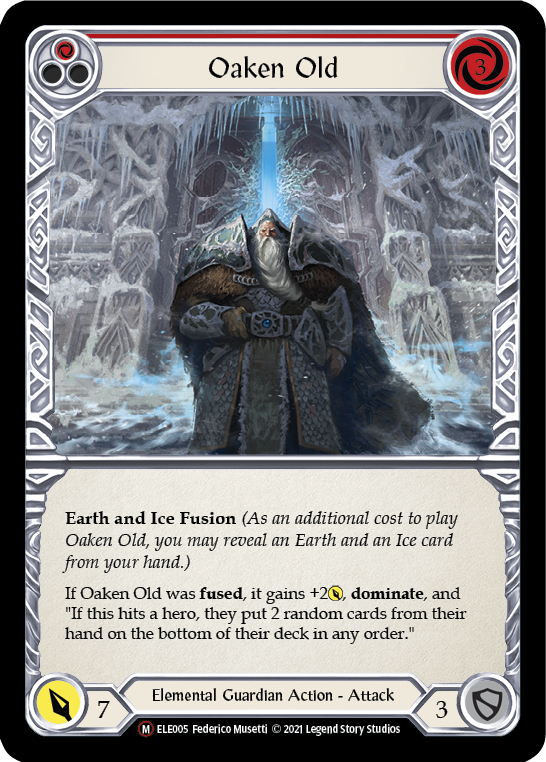 Oaken Old [U-ELE005] Unlimited Rainbow Foil | Webway Games