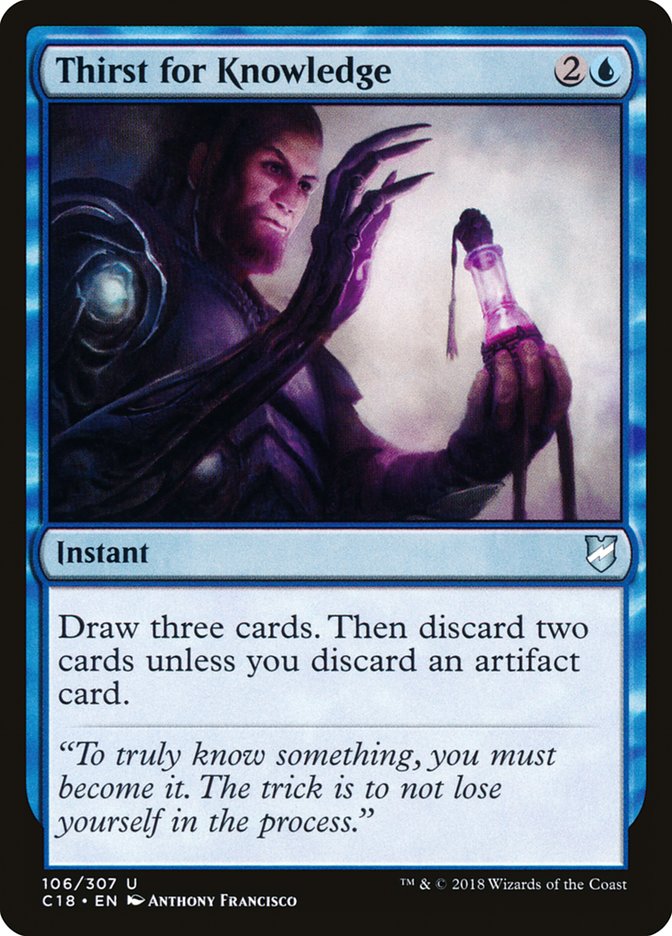Thirst for Knowledge [Commander 2018] | Webway Games