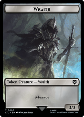 Treasure // Wraith Double-Sided Token [The Lord of the Rings: Tales of Middle-Earth Commander Tokens] | Webway Games