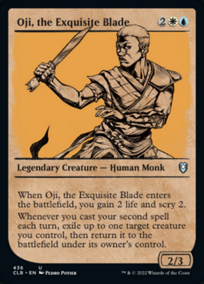Oji, the Exquisite Blade (Showcase) [Commander Legends: Battle for Baldur's Gate] | Webway Games