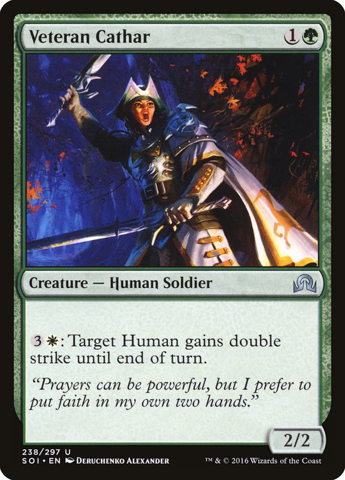 Veteran Cathar [Shadows over Innistrad] | Webway Games